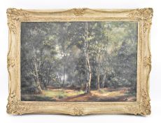 SALLY GAYWOOD - 20TH CENTURY OIL ON CANVAS LANDSCAPE PAINTING