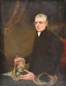 ATTR. EDWARD BIRD RA (1772-1819) - PORTRAIT OF THOMAS POLE - OIL ON BOARD
