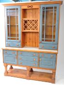 COUNTRY PINE PAINTED FARMHOUSE WELSH DRESSER SIDEBOARD