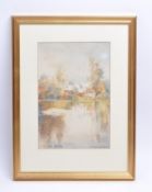 AGNES HAYWARD - LATE 20TH CENTURY 'ST JAMES PARK' WATERCOLOUR PAINTING