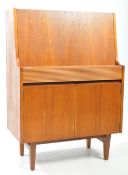 ELLIOTTS OF NEWBURY RETRO TEAK WRITING BUREAU DESK