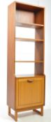 STONEHILL FURNITURE - VINTAGE MID CENTURY PEDESTAL TEAK WALL BOOKCASE SHELVES