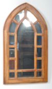 CONTEMPORARY GOTHIC REVIVAL ECCLESIASTICAL ARCHED MIRROR