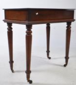 19TH CENTURY VICTORIAN MAHOGANY WRITING TABLE DESK