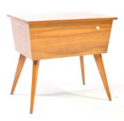 BRITISH MODERN DESIGN - MID CENTURY TEAK SEWING BOX