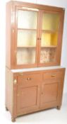 MID CENTURY PAINTED PINE KITCHEN UNIT DRESSER