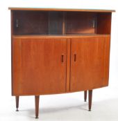 BRITISH MODERN DESIGN - MID CENTURY TEAK COCKTAIL CABINET DRINKS BAR
