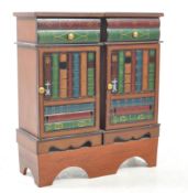 LATE 20TH CENTURY FAUX BOOKCASE DISGUISED CABINET CUPBOARD