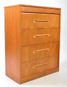 ELLIOTTS OF NEWBURY - 1970S TEAK CHEST OF DRAWERS