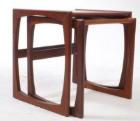 G PLAN FURNITURE - MID CENTURY TEAK NEST OF QUADRILLE TABLES