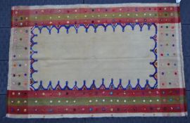 VINTAGE 20TH CENTURY SOUTHWEST PERSIAN JAJIM KILIM RUG
