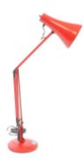 MODERN RED ANGLEPOISE TABLE READING INDUSTRIAL LAMP
