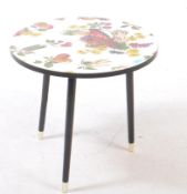 BRITISH MODERN DESIGN - MID CENTURY 1950S FLORAL TOP TABLE