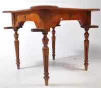 19TH CENTURY WALNUT CARD GAMING TABLE