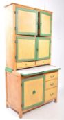 VINTAGE MID CENTURY PAINTED KITCHEN LARDER CABINET