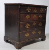 GEORGE III EARLY 19TH CENTURY MAHOGANY CHEST OF DRAWERS