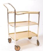 MID 20TH CENTURY GILT FRAME COCKTAIL / DRINKS TROLLEY