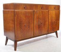 BRITISH MODERN DESIGN - A MID CENTURY WALNUT VENEER SIDEBOARD