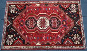 VINTAGE 20TH CENTURY SOUTH WEST PERSIAN QASHQAI RUG