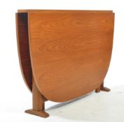 BRITISH MODERN DESIGN - VINTAGE 20TH CENTURY SPACE SAVING TEAK TABLE