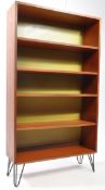 G PLAN FURNITURE - LATE 20TH CENTURY TEAK OPEN WINDOW BOOKCASE