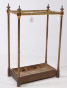 VICTORIAN 19TH CENTURY BRASS STICK / UMBRELLA STAND