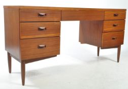 WRIGHTON FURNITURE - VINTAGE MID CENTURY TEAK WRITING DESK
