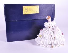 UNTERWEIßBACHER WERKSTÄTTEN - LATE 20TH CENTURY PORCELAIN FIGURE