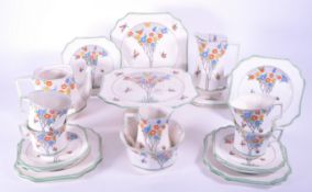 CROWN DEVON - FIELDINGS - EARLY 20TH CENTURY CERAMIC TEA SERVICE