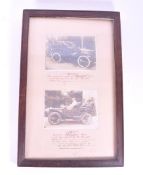 TWO EARLY 20TH CENTURY PHOTOGRAPHS OF THE BRISTOL MOTOR CO, CAR