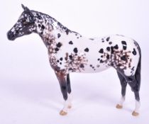 BESWICK - APPALOOSA STALLION PORCELAIN HORSE FIGURE