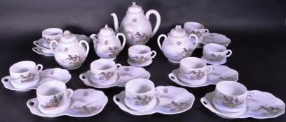 EARLY 20TH CENTURY JAPANESE EGGSHELL PORCELAIN TEA SERVICE