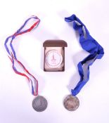 OLYMPIC YACHTING SUPPORT MEDAL & ANOTHER