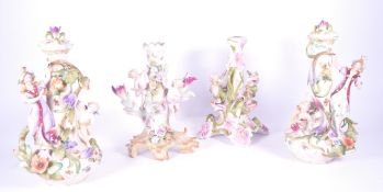 COLLECTION OF 19TH CENTURY GERMAN BISQUE PORCELAIN