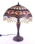 20TH CENTURY TIFFANY STYLE TABLE LAMP
