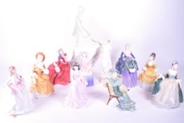 ROYAL DOULTON - LARGE COLLECTION OF 20TH CENTURY PORCELAIN LADIES