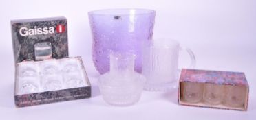 COLLECTION OF FINNISH MID CENTURY GLASS WARES
