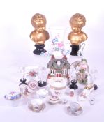 COLLECTION OF LIMOGES MINIATURE PORCELAIN CHALK BUSTS