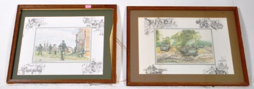 AFTER KEN HOWARD - X2 SIGNED LIMITED EDITION PRINTS