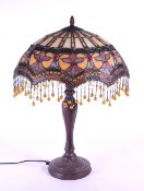 20TH CENTURY TIFFANY STYLE TABLE LAMP
