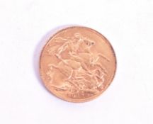 1911 KING GEORGE V GOLD SOVEREIGN