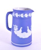 1930S WEDGWOOD JASPERWARE JUG FOR BRISTOL COMPANY CAPERN'S