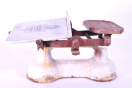 HERBERT & SONS - EARLY 20TH CENTURY CAST IRON WEIGHING SCALES