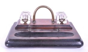 EARLY 20TH CENTURY MAHOGANY OFFICE DESK TIDY