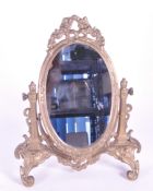 VINTAGE 20TH CENTURY GILT TABLE TOP SWING MIRROR