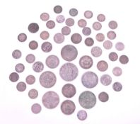 COLLECTION OF BRITISH CIRCULATED SILVER COINS