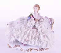 KARL-HEINZ KLETTE - LATE 20TH CENTURY GERMAN PORCELAIN LADY FIGURE