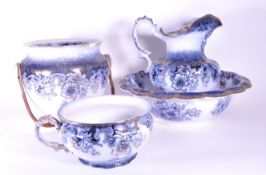 ALFRED MEAKIN - ORMONDE - EARLY 20TH CENTURY SEMI-PORCELAIN WASH SET