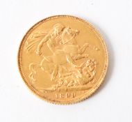 1899 QUEEN VICTORIA FULL GOLD SOVEREIGN
