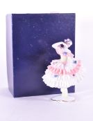 AELTESTE VOLKSTEDT - MID CENTURY GERMAN PORCELAIN LADY FIGURINE